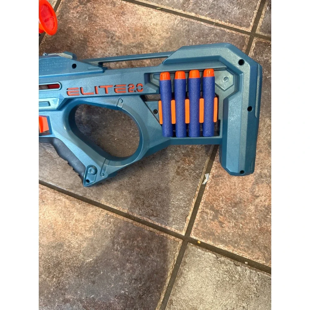 Nerf Elite 20‎ Eagle Point Blaster Scope Darts Teal Orange